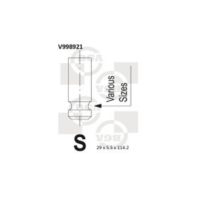 Osta Pakoventtiili BGA:llä V998921 edullisesti hintaan 13,18 €