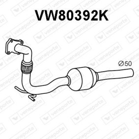 Katalysator VW80392K von VENEPORTE günstig für 355,55 € online kaufen