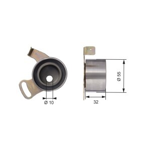 Acquista Rullo tenditore, cinghia dentata da GATES T41168 a buon mercato per soli 27,52 €