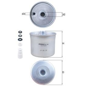 Kraftstofffilter für LAND ROVER von MAHLE ORIGINAL