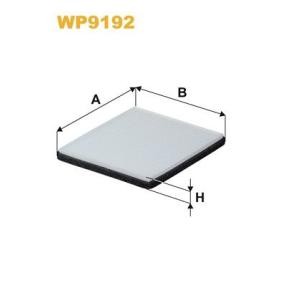 Kjøp Kupefilter av WIX FILTERS WP9192 til den lave prisen 231,57 NOK