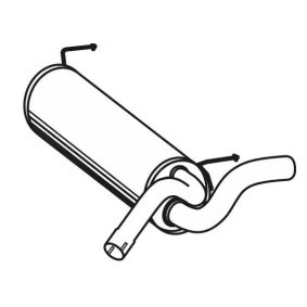 Compre Silenciador de escape de VEGAZ online para Astra Mk VI (J) Berlina (P10) a precios moderados