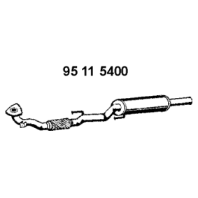 Compre Panela de escape dianteira de VEGAZ online para Fox Hatchback (5Z1, 5Z3, 5Z4) a preços moderados