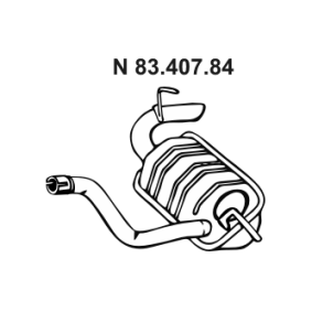 Endschalldämpfer 83.407.84 von EBERSPÄCHER günstig für 270,07 € online kaufen