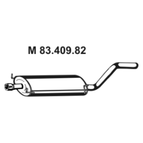 Mittelschalldämpfer 83.409.82 von EBERSPÄCHER günstig für 161,30 € online kaufen