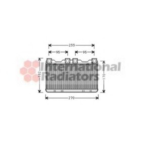 Achetez des Radiateur de chauffage VAN WEZEL 06006259 à prix pour 226,43 €