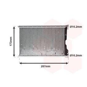 Achetez des Radiateur de chauffage VAN WEZEL 06006342 à prix pour 74,53 €