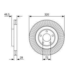 Bremsscheibe 0 986 479 W04 von BOSCH günstig für 54,20 € online kaufen