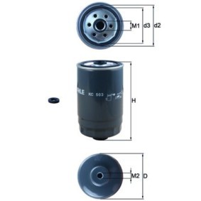 Kraftstofffilter KC 503D von KNECHT günstig für 35,19 € online kaufen