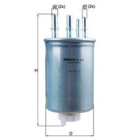 Kraftstofffilter KL 1044 von KNECHT günstig für 67,24 € online kaufen