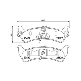Bremsbeläge für FORD USA von MAGNETI MARELLI