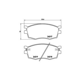 Bremsbeläge 363700430026 von MAGNETI MARELLI günstig für 74,90 € online kaufen