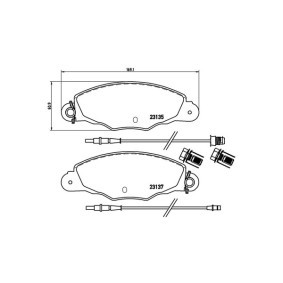 Bremsbeläge 363700461061 von MAGNETI MARELLI günstig für 84,75 € online kaufen