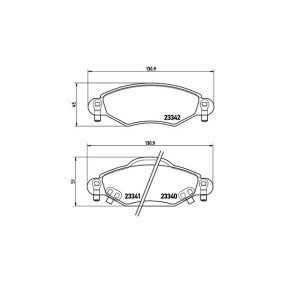 Bremsbeläge für TOYOTA von MAGNETI MARELLI