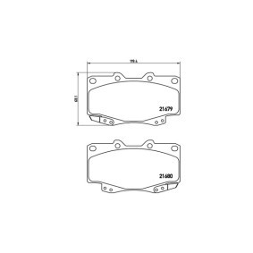 Bremsbeläge für TOYOTA von MAGNETI MARELLI