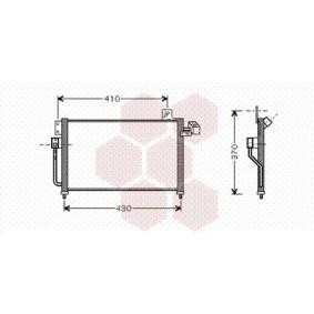 Achetez des Condenseur, climatisation VAN WEZEL 27005195 à prix pour 243,19 €