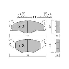 Acquista Kit pastiglie freni da AISIN BPVW-1035 a buon mercato per soli 26,77 €