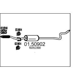 Acquista Marmitta centrale da MTS 01.50902 a buon mercato per soli 103,71 €