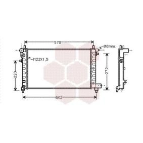 Comprar Radiador, refrigeración del motor de VAN WEZEL 40002149 a bajo precio de 123,53 €