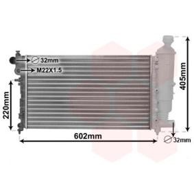 Comprar Radiador, refrigeración del motor de VAN WEZEL 40002216 a bajo precio de 109,78 €