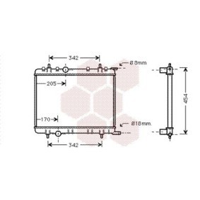 Comprar Radiador, refrigeración del motor de VAN WEZEL 40002222 a bajo precio de 138,11 €