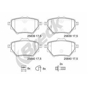 Achetez des Plaquettes de frein BRECK 25839 00 704 00 à prix pour 36,63 €