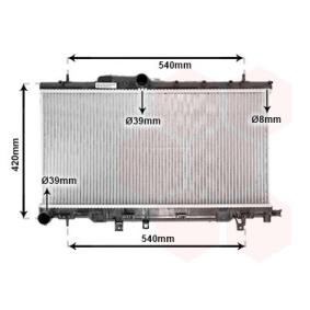 Kühler, Motorkühlung 51002057 von VAN WEZEL günstig für 112,20 € online kaufen