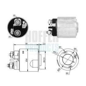 Compre Solenoide de arranque de HOFFER online para PORTER Caixa a preços moderados