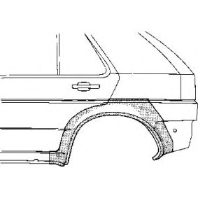 Achetez des Passage de roue VAN WEZEL 5324147 à prix pour 46,32 €