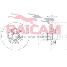 Bremsscheibe RD01489 von RAICAM günstig für 180,52 € online kaufen