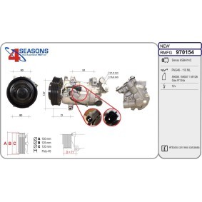 Klimakompressor 970154 von AHE günstig für 365,84 € online kaufen