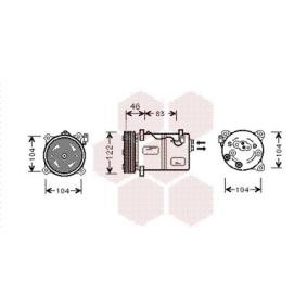 Comprar Compresor, aire acondicionado de VAN WEZEL 5900K095 a bajo precio de 471,08 €