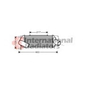 Acquista Intercooler da VAN WEZEL 73004087 a buon mercato per soli 456,52 €