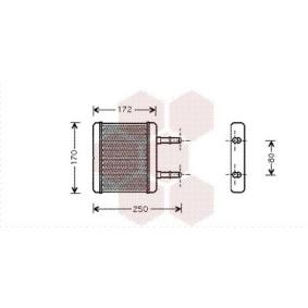Compre Permutador de calor, aquecimento do habitáculo da VAN WEZEL 82006137 a um preço baixo por 48,77 €