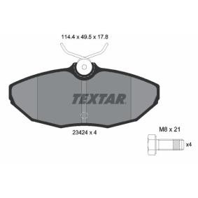 Achetez des Plaquettes de frein TEXTAR 2342401 à prix pour 45,38 €