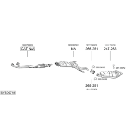 Katalysator für TOYOTA von BOSAL