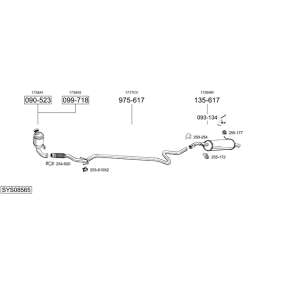 Compre Tubo de escape da BOSAL 753-833 a um preço baixo por 93,65 €
