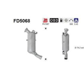 Partikelfilter (DPF) FD5068 von AS günstig für 365,76 € online kaufen