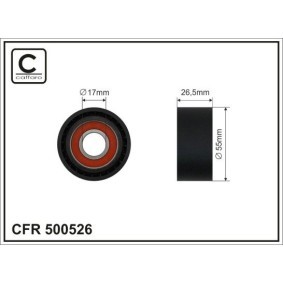 Achetez des Poulie, tendeur de courroie d'accessoire CAFFARO 500526 à prix pour 16,89 €
