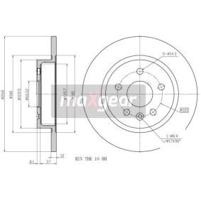 Bremsscheibe 19-2333MAX von MAXGEAR günstig für 41,18 € online kaufen