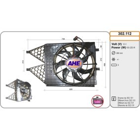 Kühlerlüfter 302.112 von AHE günstig für 149,21 € online kaufen