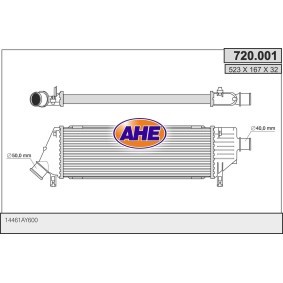 Ladeluftkühler 720.001 von AHE günstig für 187,74 € online kaufen
