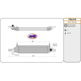 Ladeluftkühler 720.010 von AHE günstig für 307,48 € online kaufen