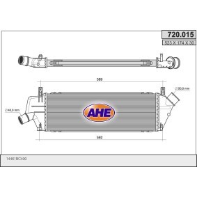 Ladeluftkühler 720.015 von AHE günstig für 323,38 € online kaufen