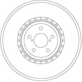Bremsscheibe DF6923S von TRW günstig für 89,10 € online kaufen