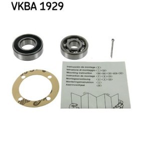 Køb Hjullejesæt af SKF VKBA 1929 til den lave pris 637,58 DKK