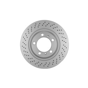 Bremsscheibe für PORSCHE von HELLA