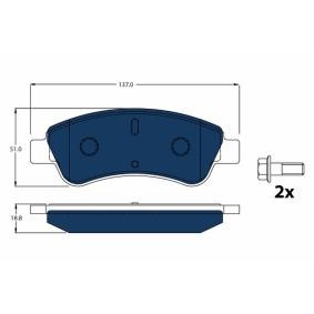 Bremsbeläge GDB1463BTE von TRW günstig für 28,97 € online kaufen