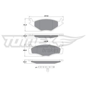Köp Bromsbelägg av TOMEX brakes TX 10-14 till det låga priset 294,56 kr