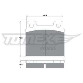 Compre Pastilhas de travão da TOMEX brakes TX 10-181 a um preço baixo por 23,53 €